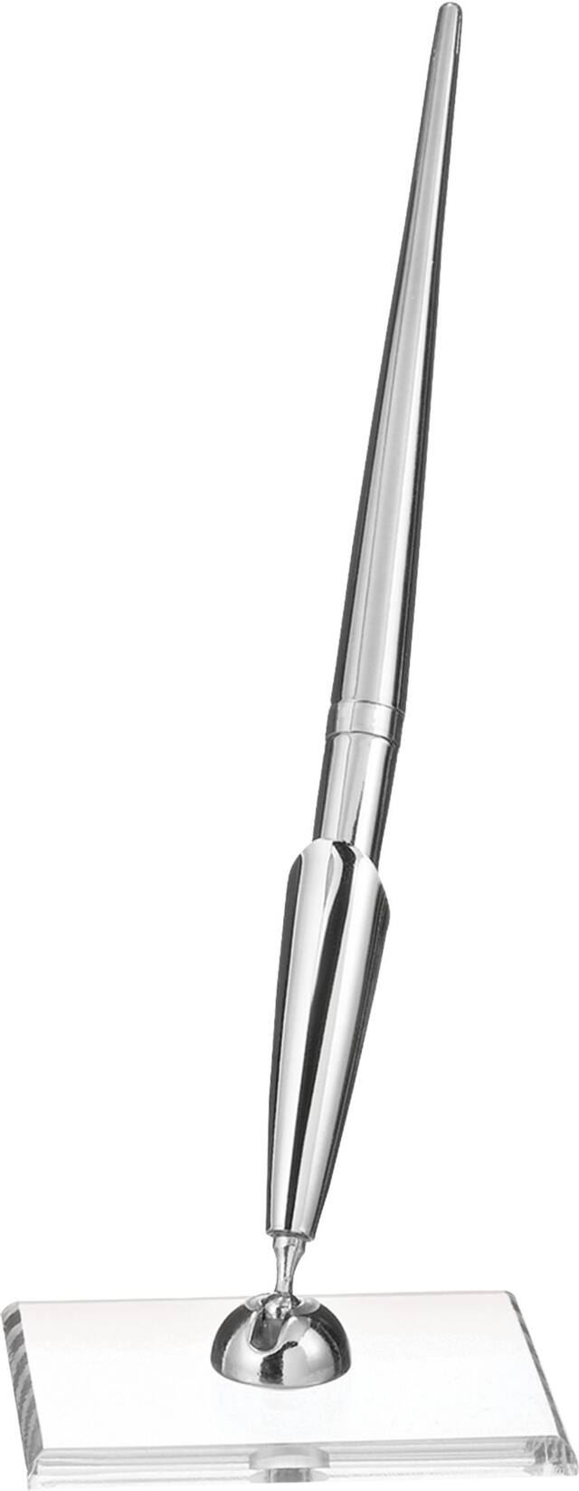 Silver Pen Stand Set, 2-pc Front_Angled_Left