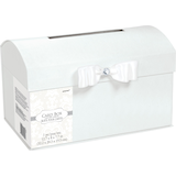 Wedding Card Holder Box with Bow Front_Three_Fourths_Angled_Right