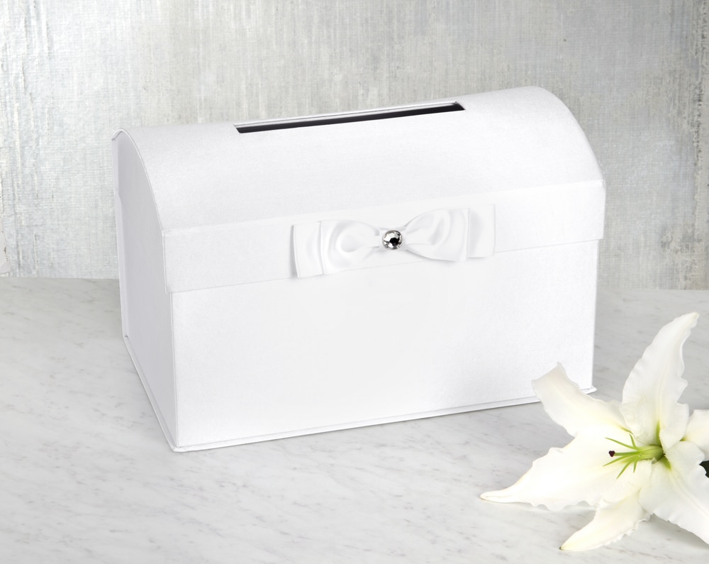 Wedding Card Holder Box with Bow Canadian Tire