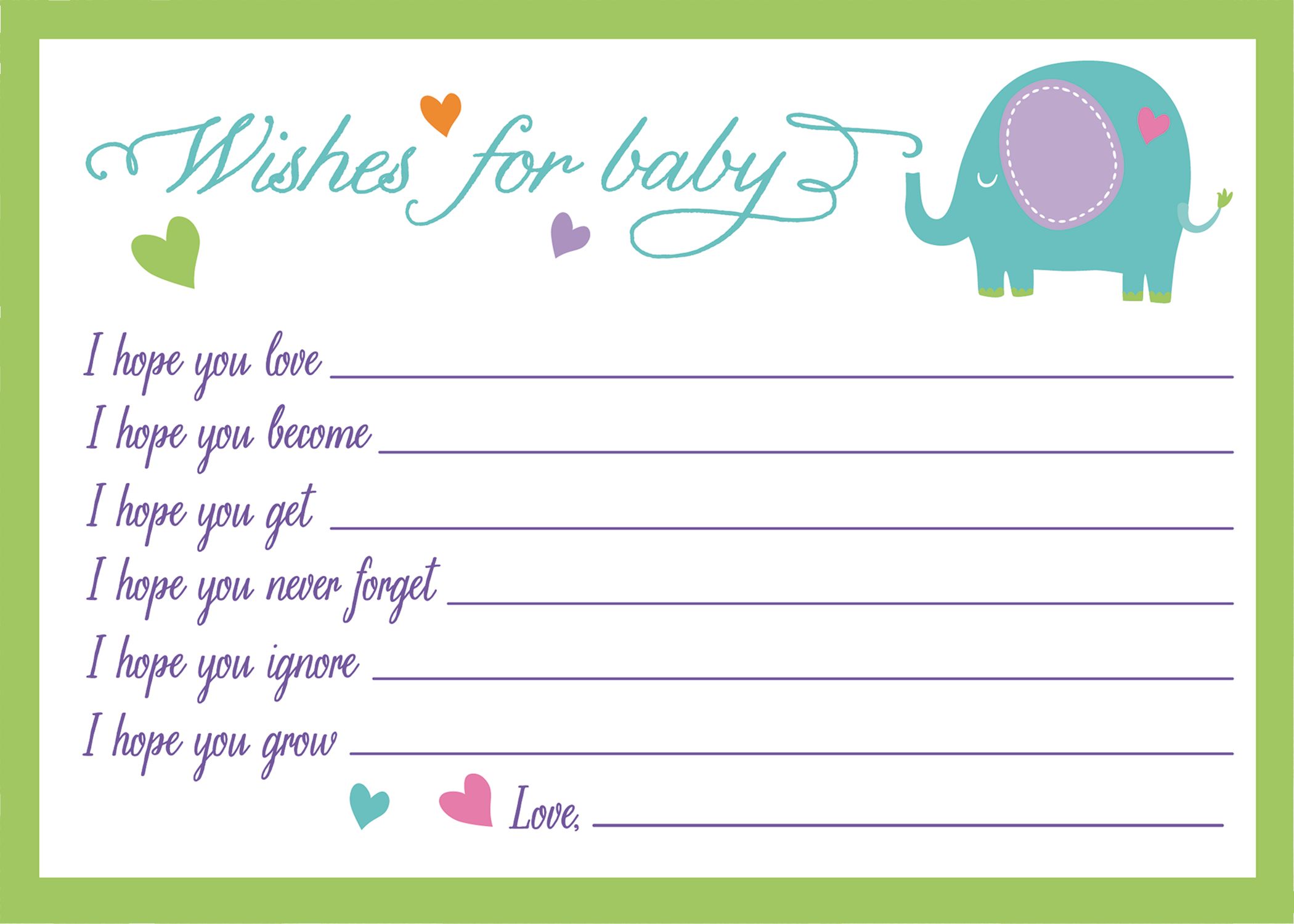 What to Write in a Baby Shower Card - Best New Baby Wishes