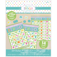 Value Bingo Baby Shower Game, 12-pc Front_Flat
