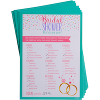 What's in Your Purse Bridal Shower Game Front_Flat