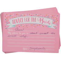 Cartes-conseils pour future mariée, paq. 24 Front_Flat