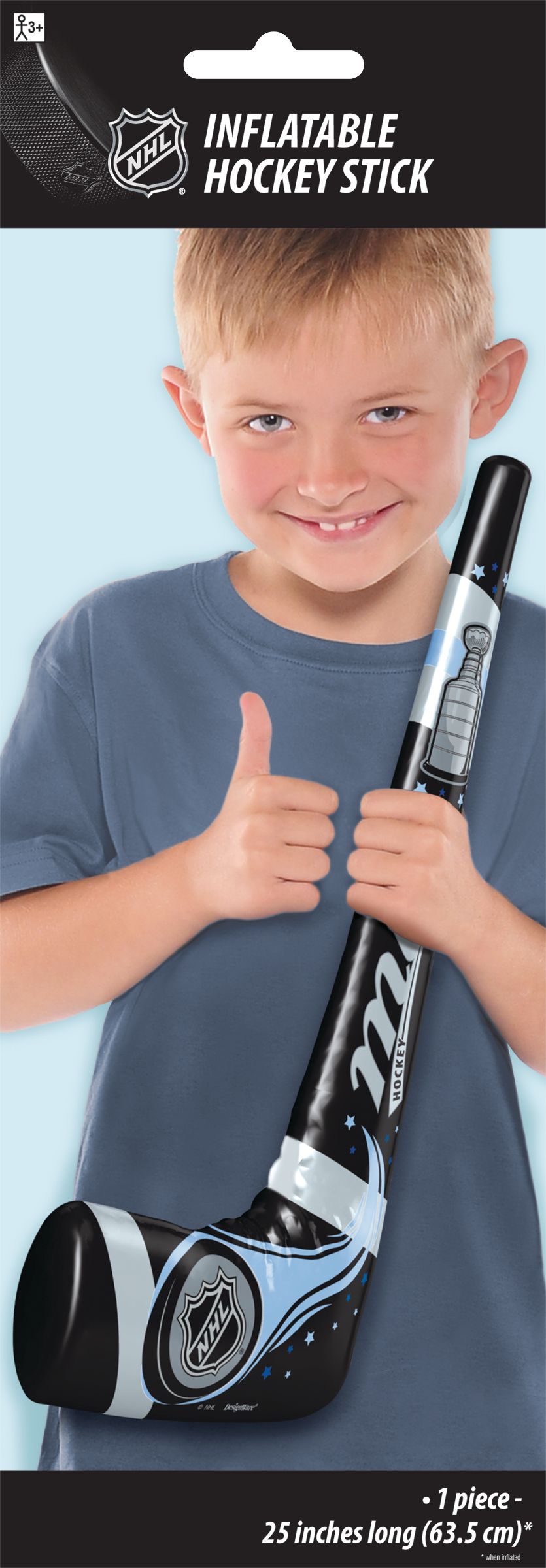NHL Inflatable Hockey Stick Front_Flat