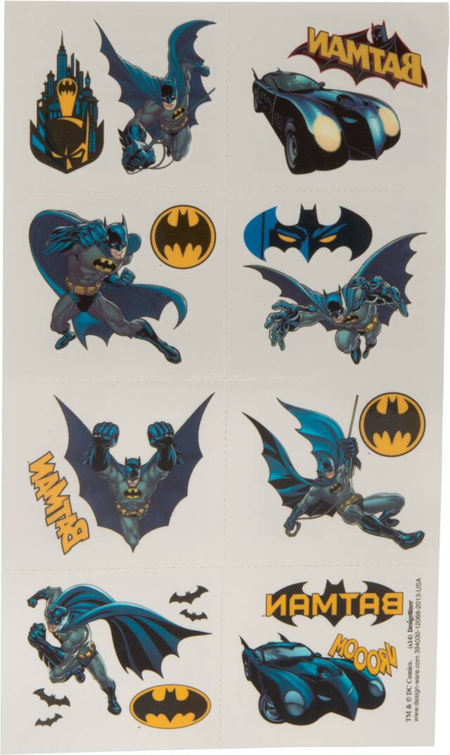 Batman Tattoos, 1 Sheet Front_Flat