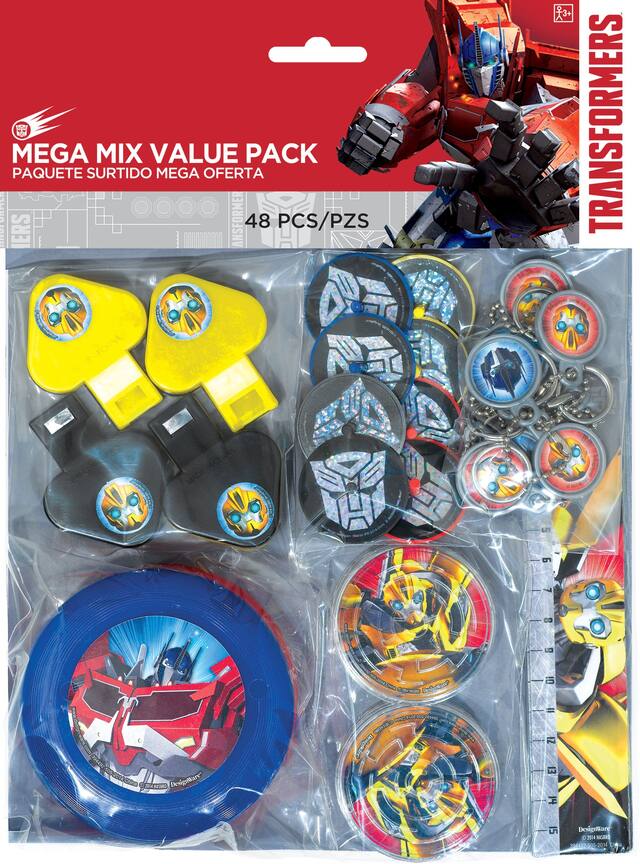 Transformers Birthday Party Favour Pack, 48-pc Front_Flat