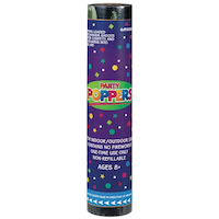 Confetti Cannon Popper, Multi-Coloured, for New Year's Eve/Birthday Party Front_Elevated