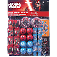 Star Wars 7 The Force Awakens Birthday Party Favour Pack, 48-pc Front_Flat