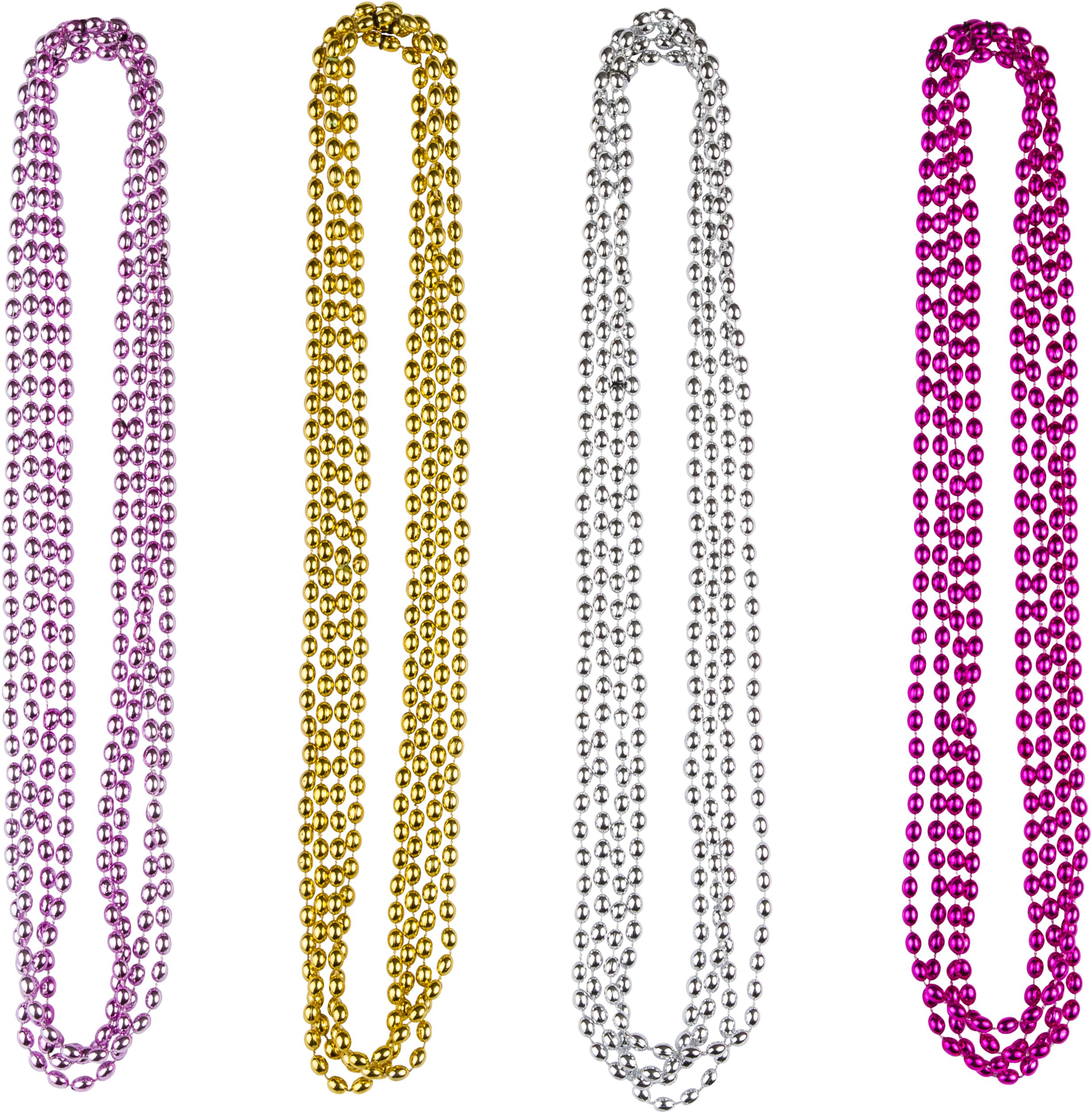 Team Bride Bead Necklaces, 24-pk Front_Flat