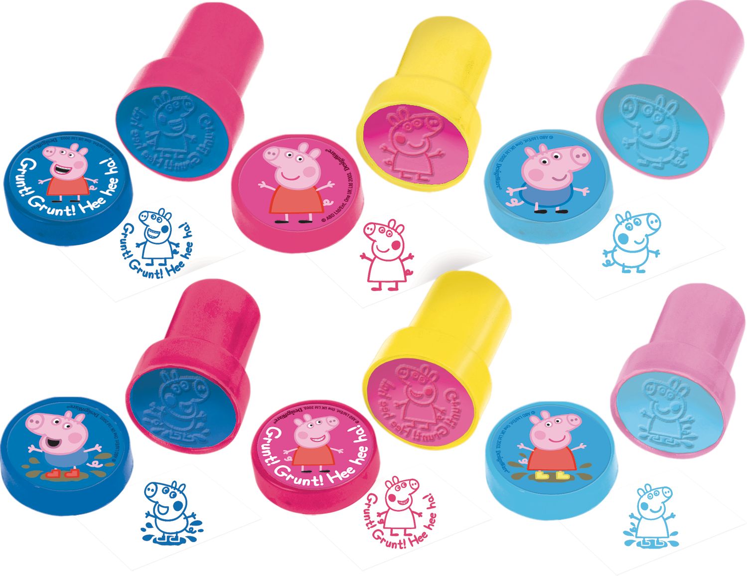 Étampes pour cadeaux-surprises, Peppa Pig, paq. 4 Composite_or_Mixed