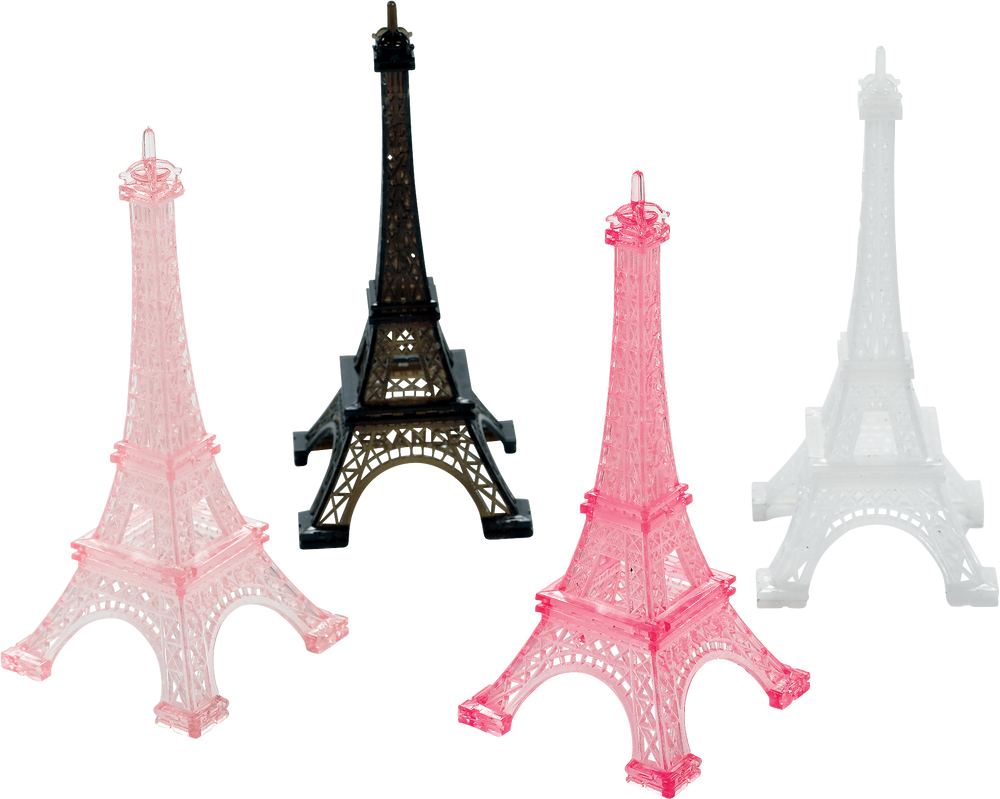 Décorations de table Un Jour à Paris Tour Eiffel, paq. 4