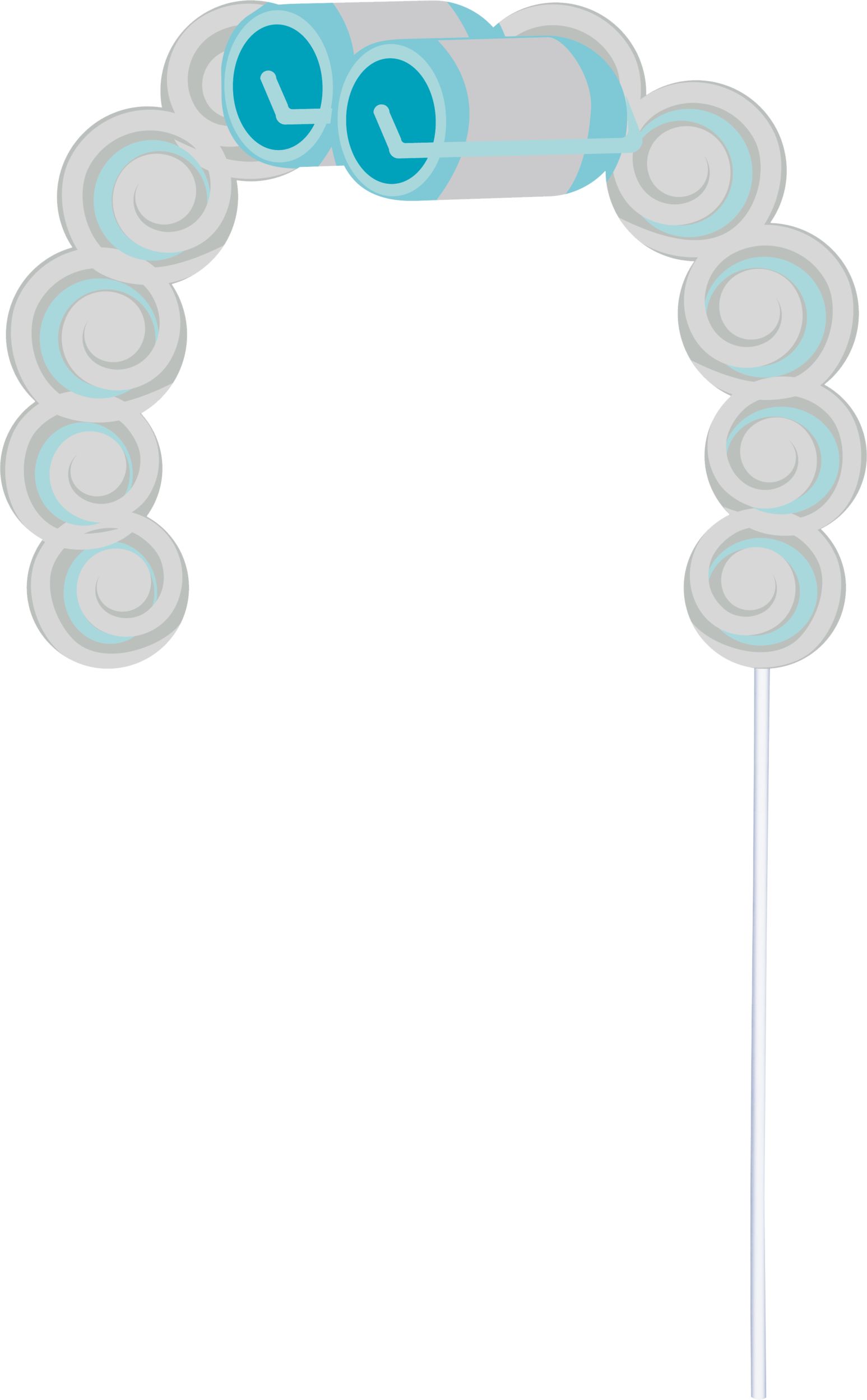 Accessoires cabine photographique Anniversaire marquant, paq. 13 Front_Flat