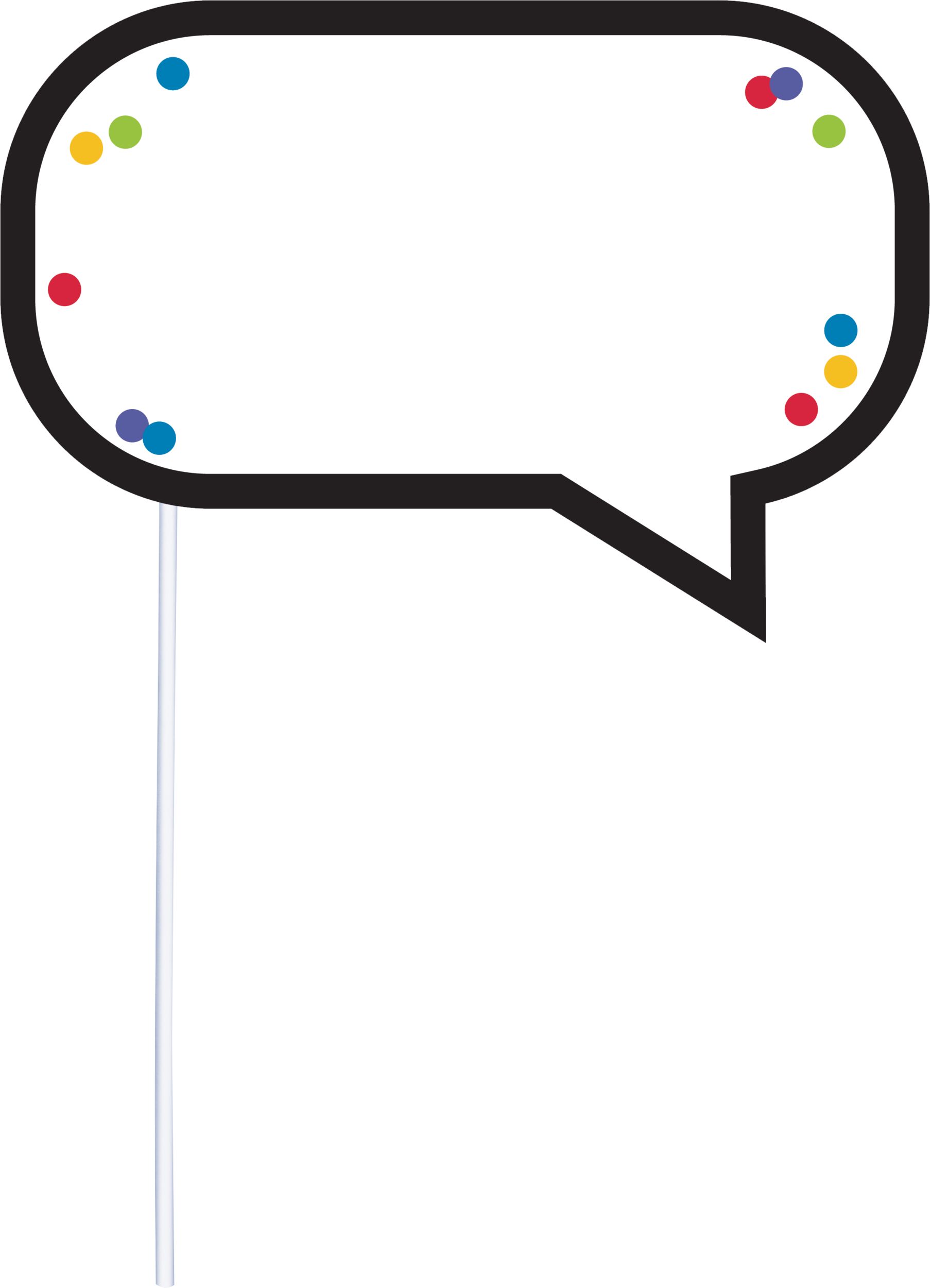 Accessoires cabine photographique Anniversaire marquant, paq. 13 Front_Flat