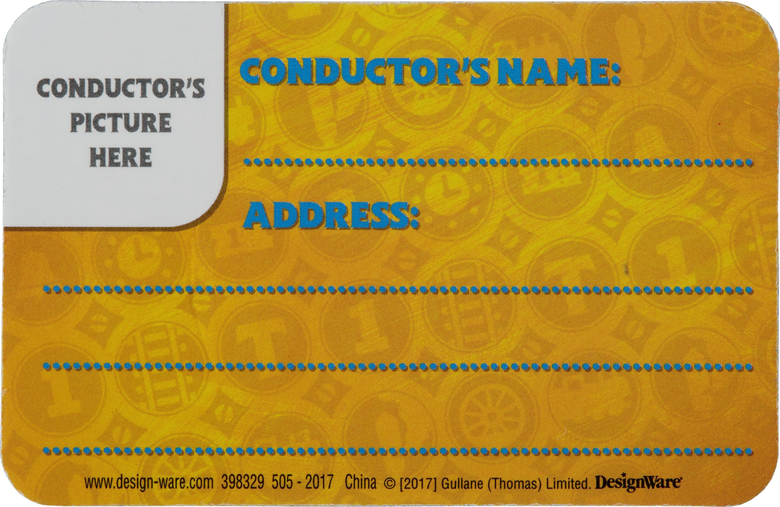 Thomas the Tank Engine Birthday Party Favour Pack, 48-pc Back_Flat