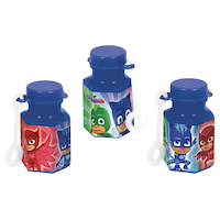 PJ Masks Catboy/Owlette/Gekko Mini Bubbles, Blue, 12-pk, Ages 3+, for Birthday/Easter/Party Favour Front_Elevated