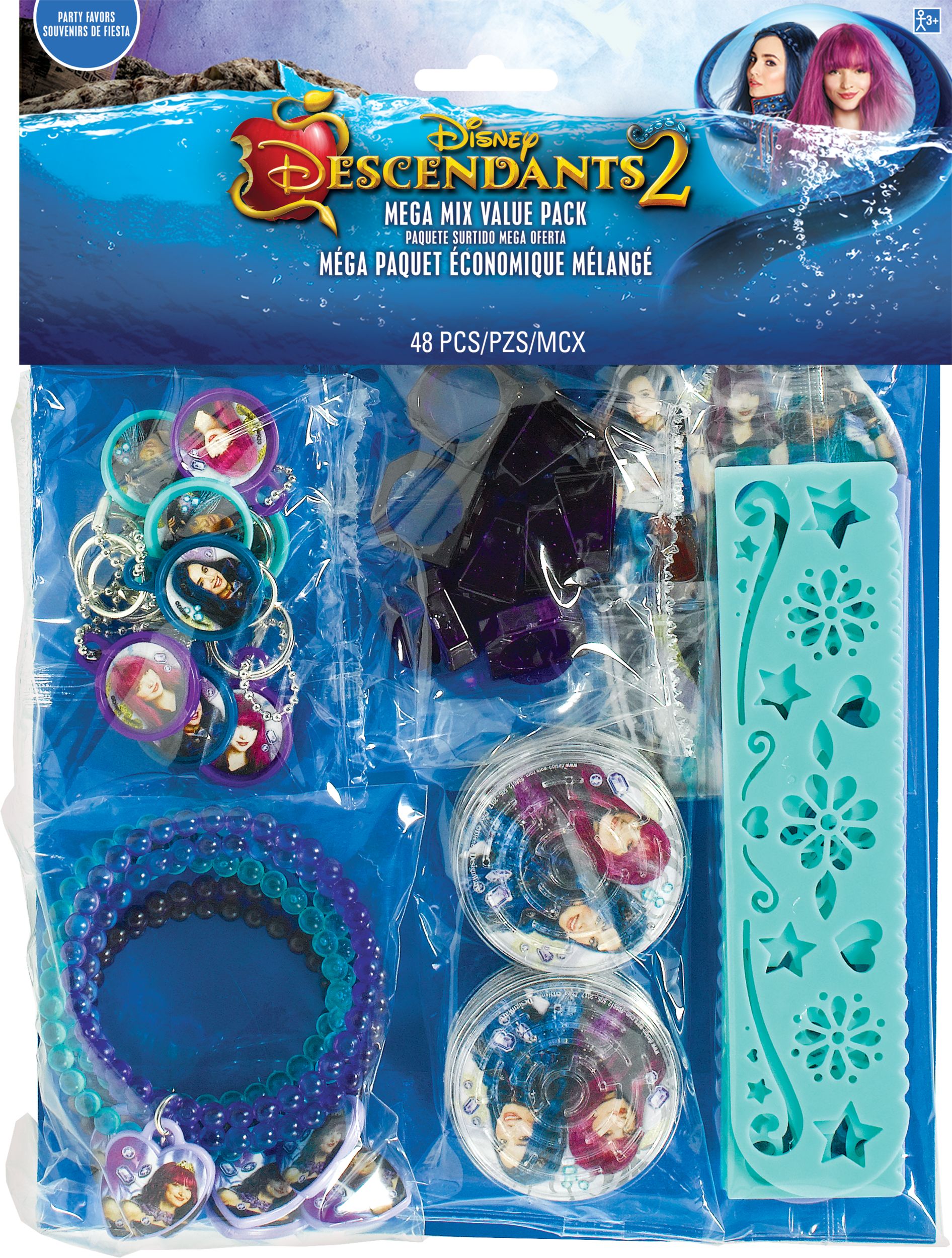 Descendants 2 Birthday Party Favour Pack, 48-pc Front_Flat