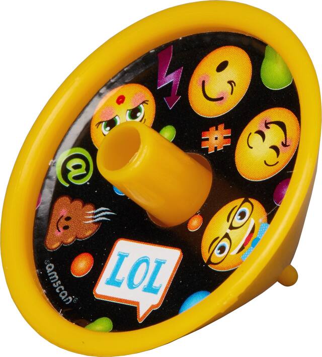 Cadeaux-surprises pour fête d'anniversaire émoticône souriante, paq. 48 Front_Angled_Left