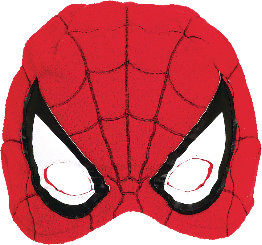 Demi-masque Disney Marvel Spider-Man Webbed Wonder, rouge/noir, taille  unique, accessoire à porter pour l'Halloween