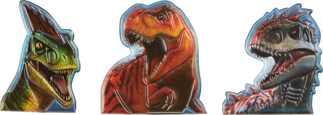 Jurassic World Finger Puppets for Birthday Party Favours, 12-pk, Ages 3+ Front_Flat