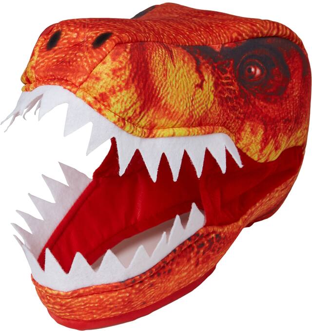 Jurassic World Dino Hybrid Dinosaur Hat for Birthday Parties, One Size Front_Three_Fourths_Angled_Left