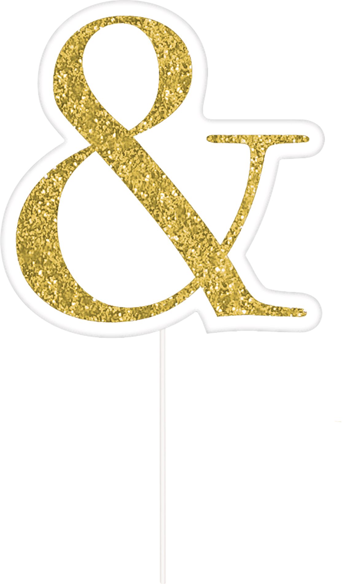 Accessoires cabine photographique Mariage à paillettes dorées Front_Flat