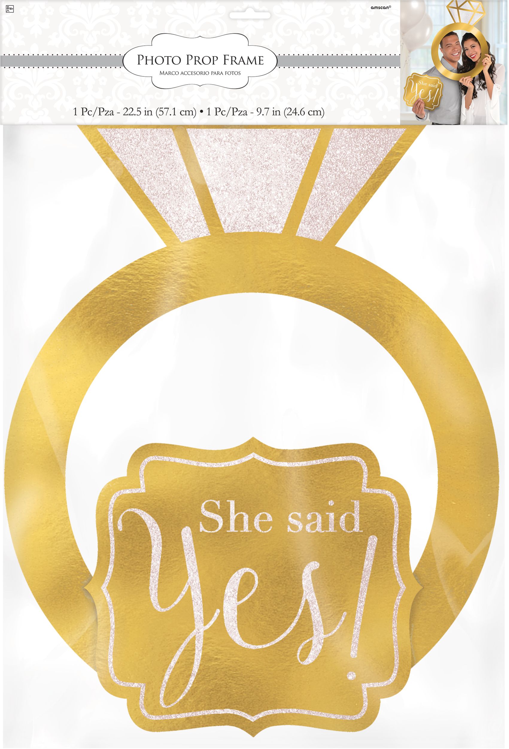 Engagement Photo Booth Frame Kit, 2pc Party City