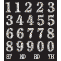 Mini Sparkling Celebration Birthday Top Hat Headband Kit Front_Flat