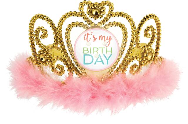 Light-Up Confetti Fun Birthday Tiara Front_Flat