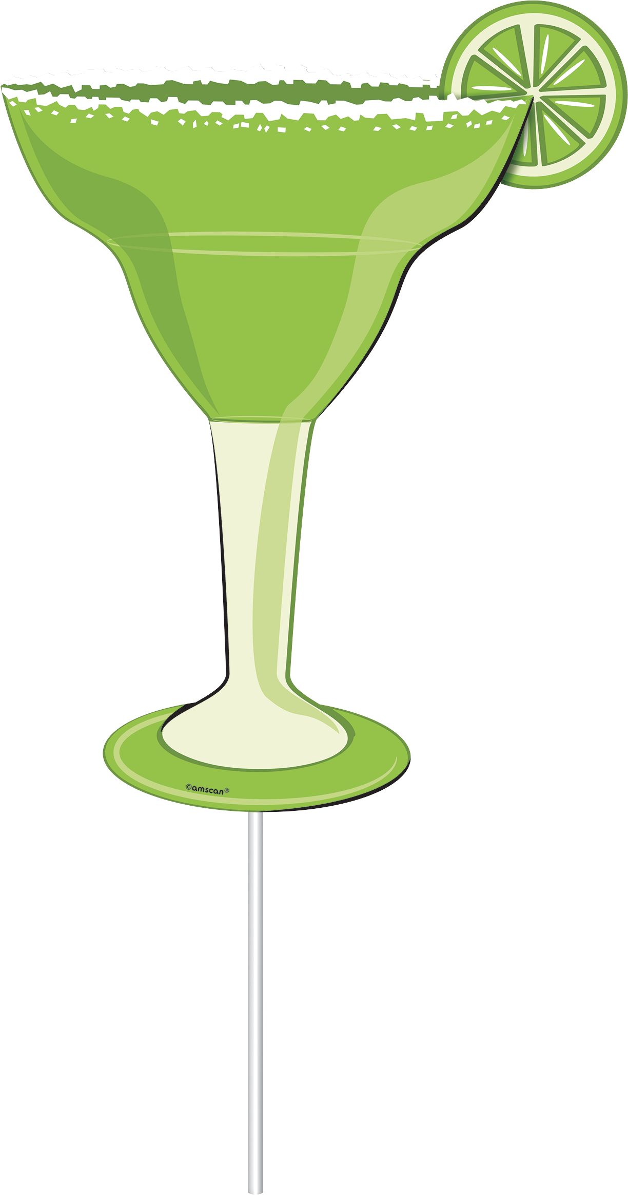 Fiesta "Let's Get Loco" Photo Booth Sign Props, Yellow/Red/Black, 22.5-in, 12-pk, for Cinco de Mayo/Fiesta/Summer Party Front_Flat