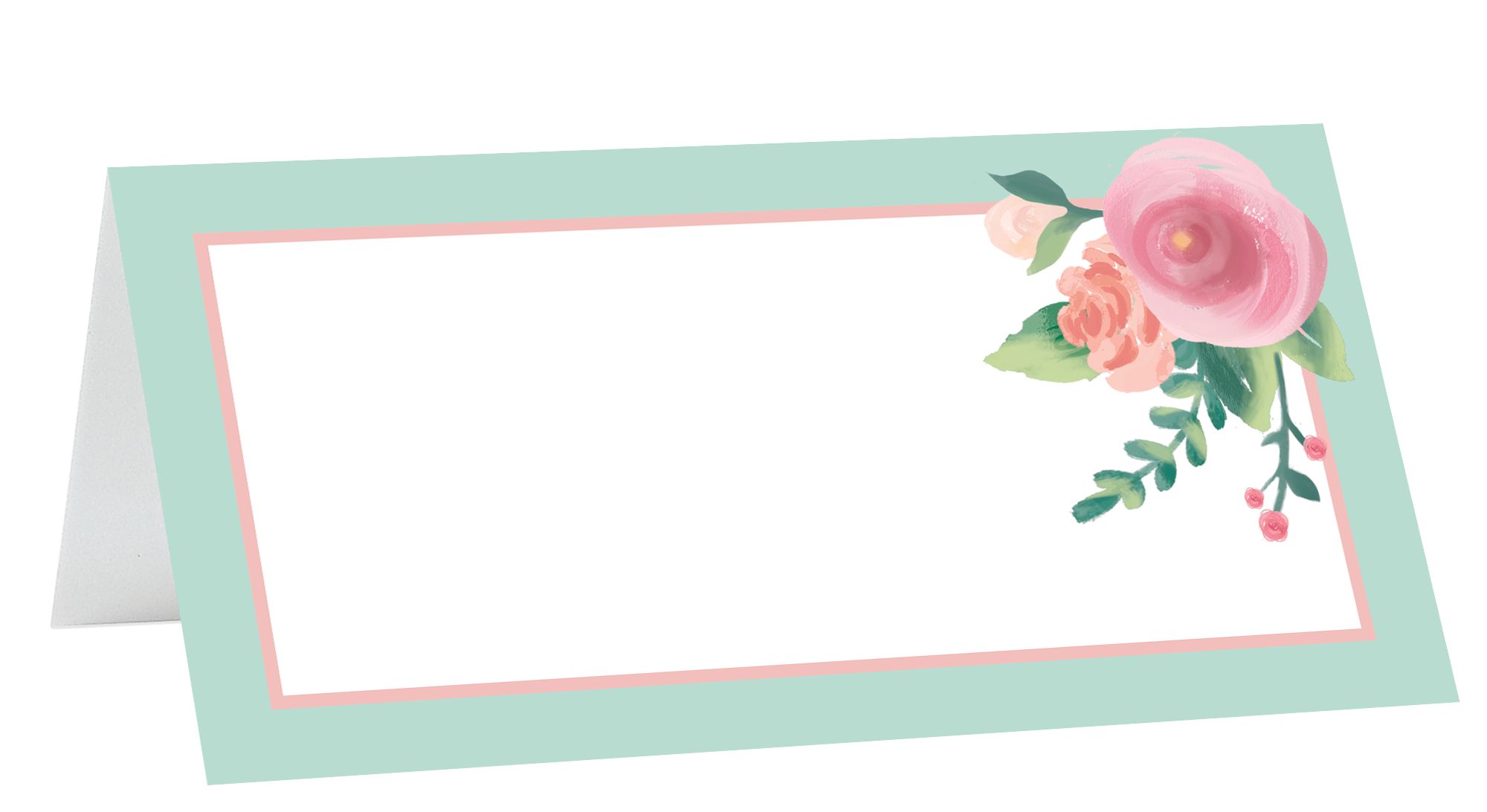 Mint to Be "Bride to Be" Buffet Table Decorating Kit with Food Cards, Picks, Decorations & Banner, Mint/Gold, 9-in, 23-pk, for Wedding/Bridal Shower Front_Angled_Right