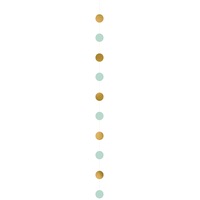 Décorations de buffet Mint To Be Bride To Be avec cartes de nourriture, cure-dents, décorations et bannière, menthe/or, 9 po, paq. 23, pour fête prénuptiale ou de mariage Front_Flat