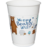 Verres en plastique Can Bearly Wait, paq. 25 Front_Elevated