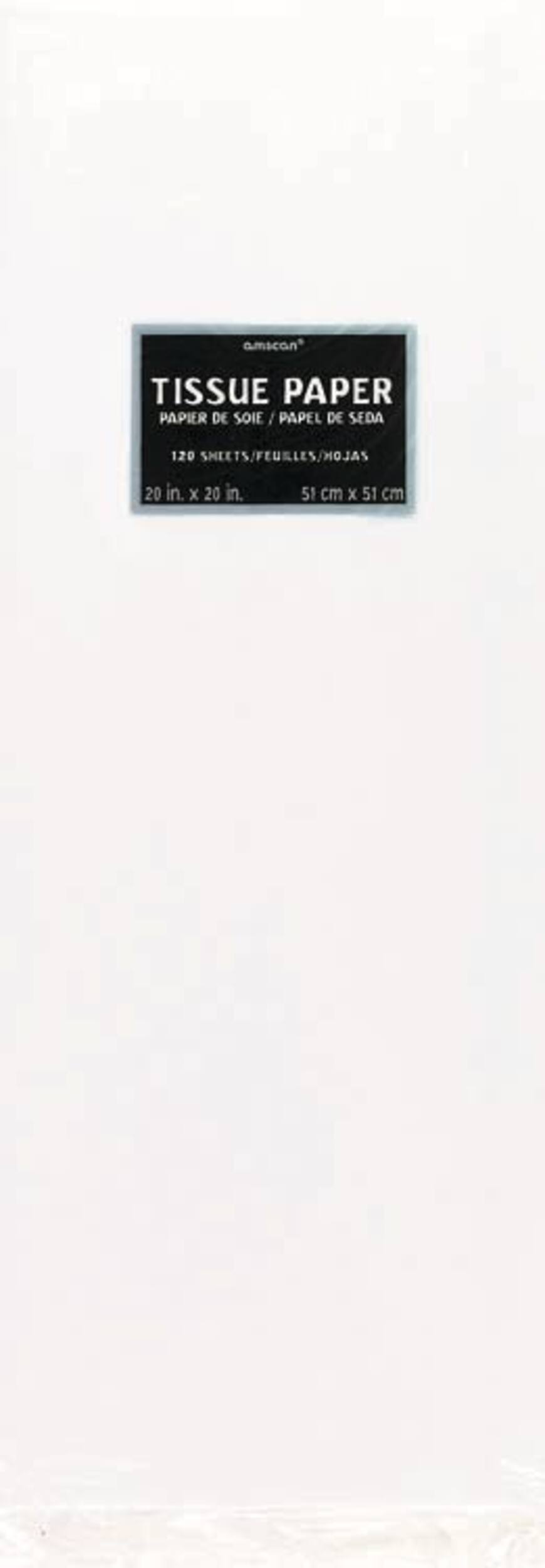 Papier de soie, blanc, paq. 100 Front_Flat