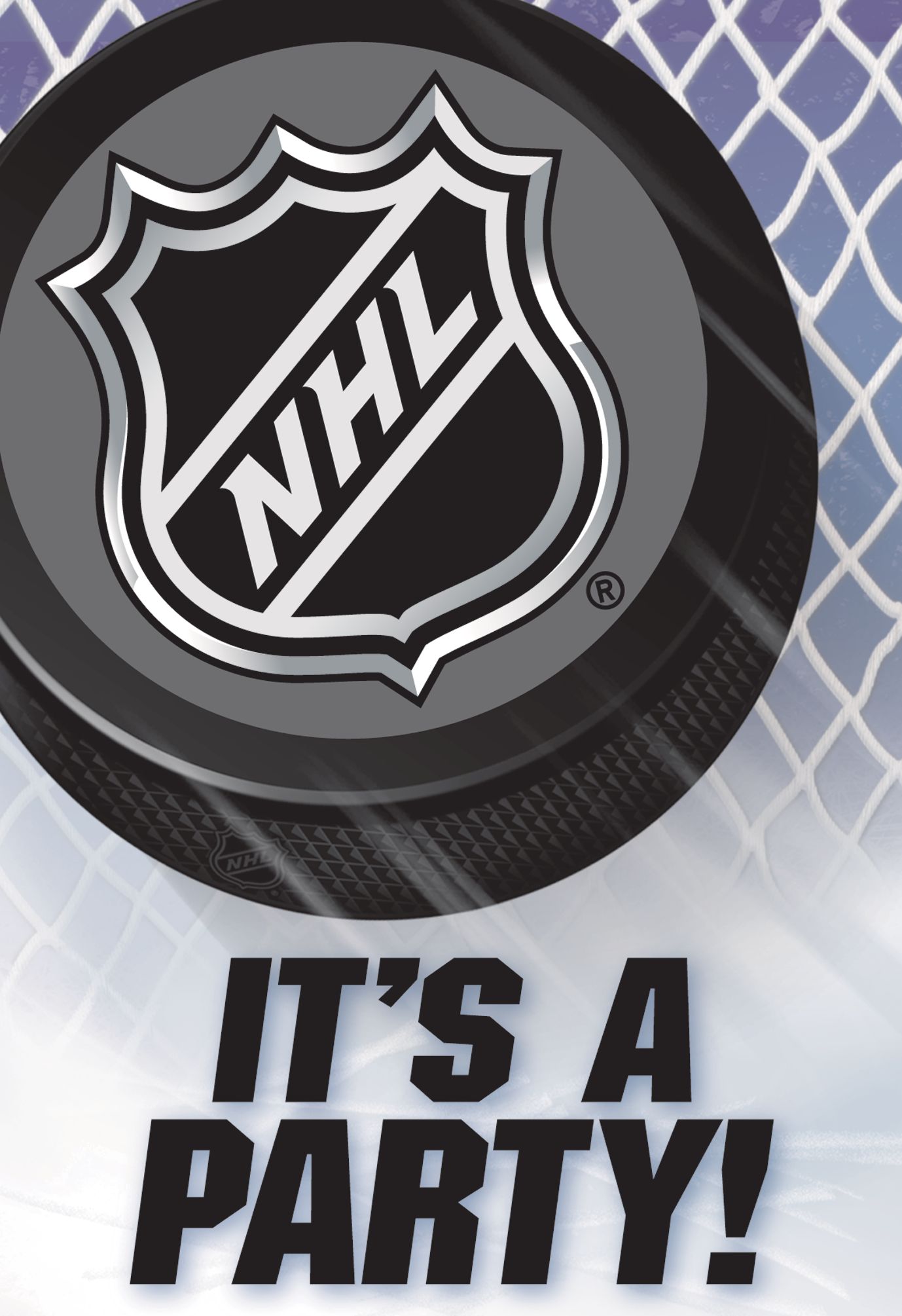 NHL Hockey Thank You & Invitations Front_Flat