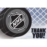 Invitations et cartes de remerciement hockey NHL Front_Flat