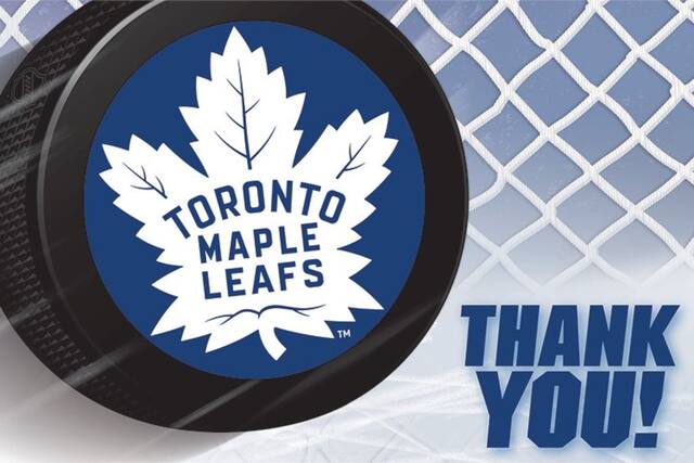 Toronto Maple Leafs Invitations & Thank You Notes Front_Flat
