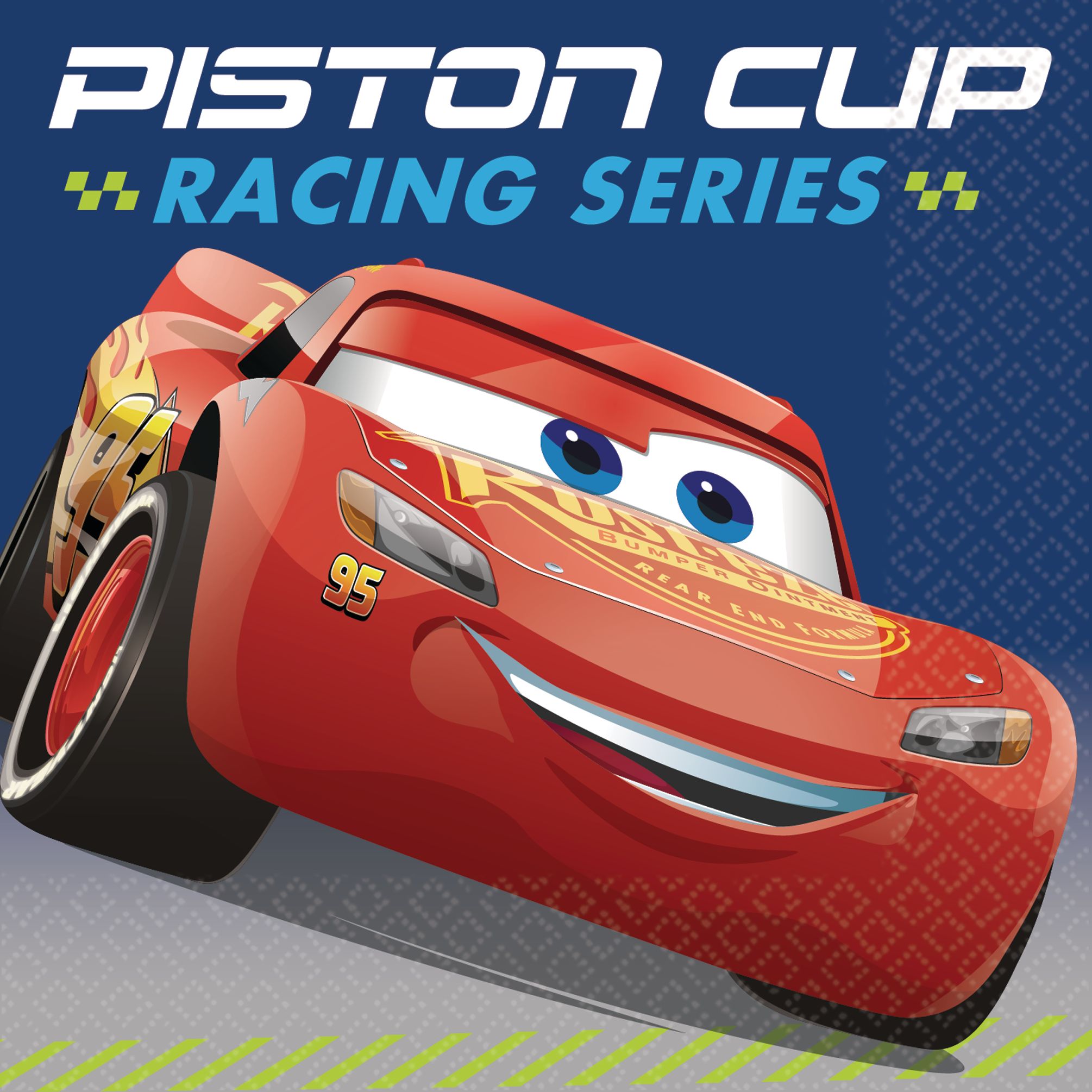Cars 3 Beverage Napkins, 16-pk Overhead_Flat