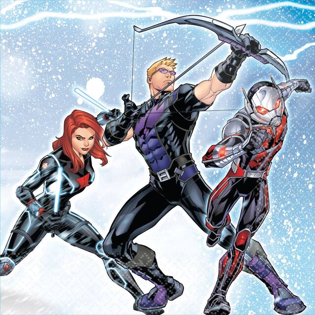 Avengers Lunch Napkins, 16-pk Front_Flat