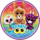Beanie Boo's Birthday Party Dessert Plates, 7-in, 8-pk Overhead_Flat