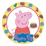 Assiettes en papier Peppa Pig, paq. 8 Overhead_Flat