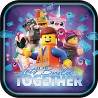 The LEGO Movie 2: The Second Part Lunch Paper Plates, 8-pk Front_Flat