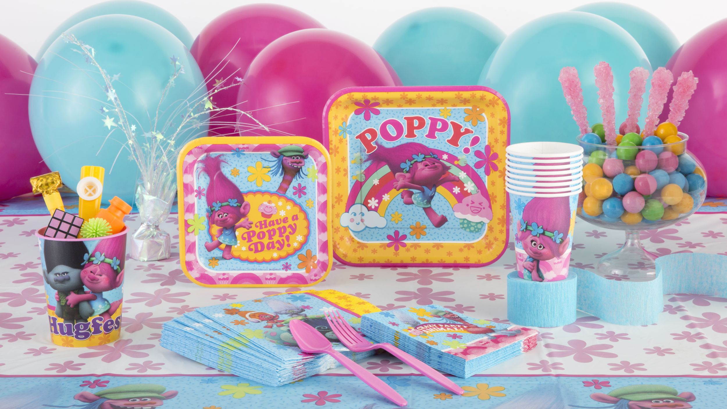 Trolls Lunch Plates, 8-pk Composite_or_Mixed