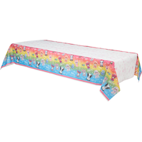 Beanie Boo's Birthday Party Plastic Table Cover, 54-in x 96-in Front_Angled_Left
