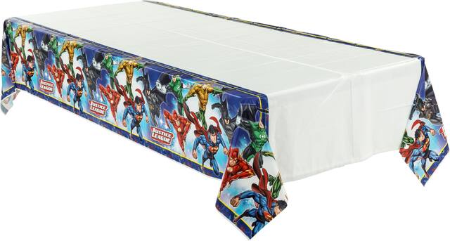 Justice League Table Cover Front_Angled_Left