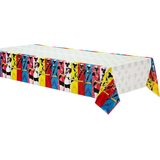 Nappe de table en plastique pour fête d'anniversaire, Power Rangers Ninja Steel, 54 x 96 po Front_Angled_Left