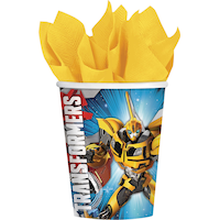 Transformers Birthday Party Disposable Cups, 9-oz, 8-pk Front_Flat