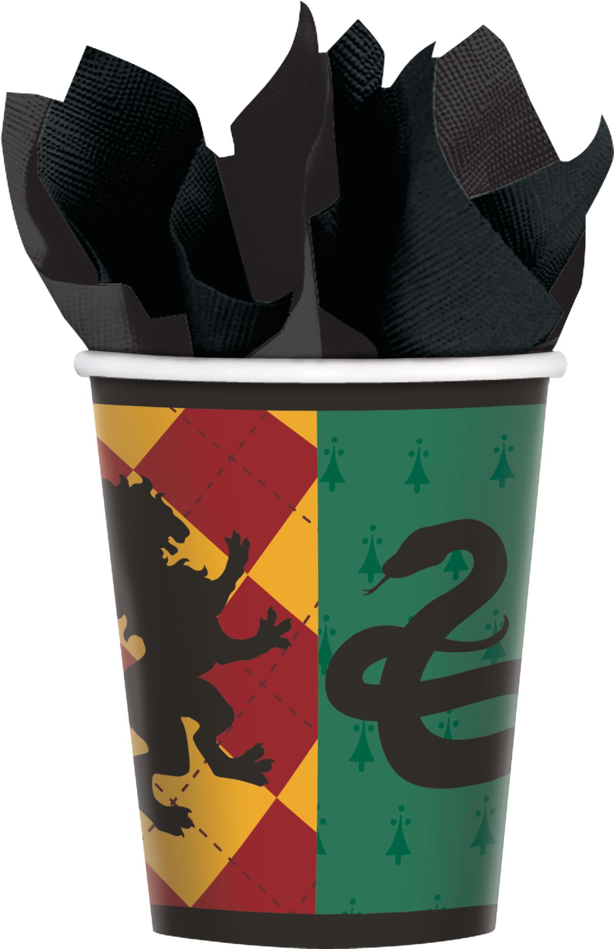 Harry Potter Birthday Party Paper Cups, 9-oz, 8-pk Front_Flat