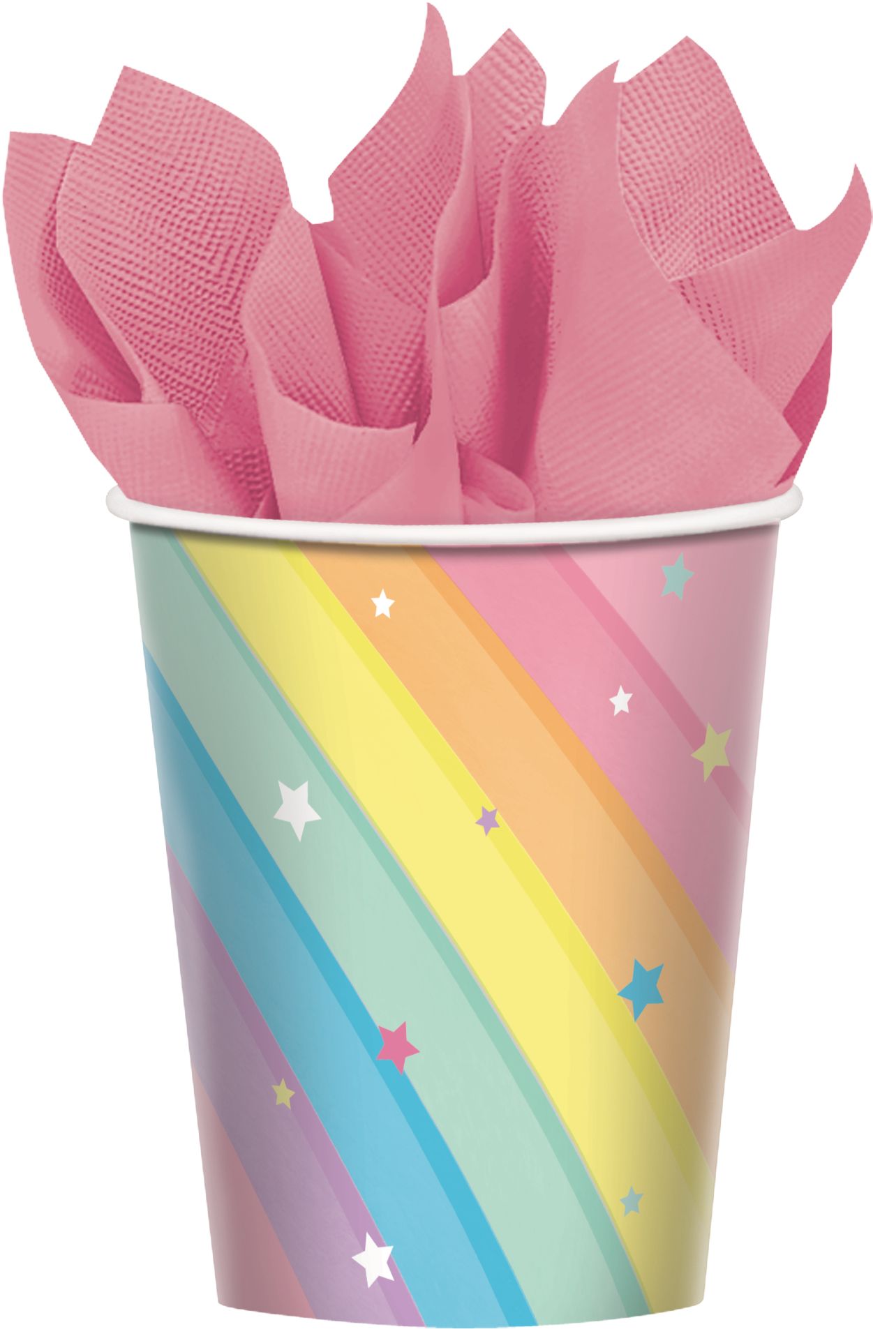 Magical Rainbow Paper Cups, 8-pk | Party City