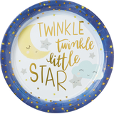 Twinkle Twinkle Little Star Dinner Plates, 8-pk Overhead_Flat