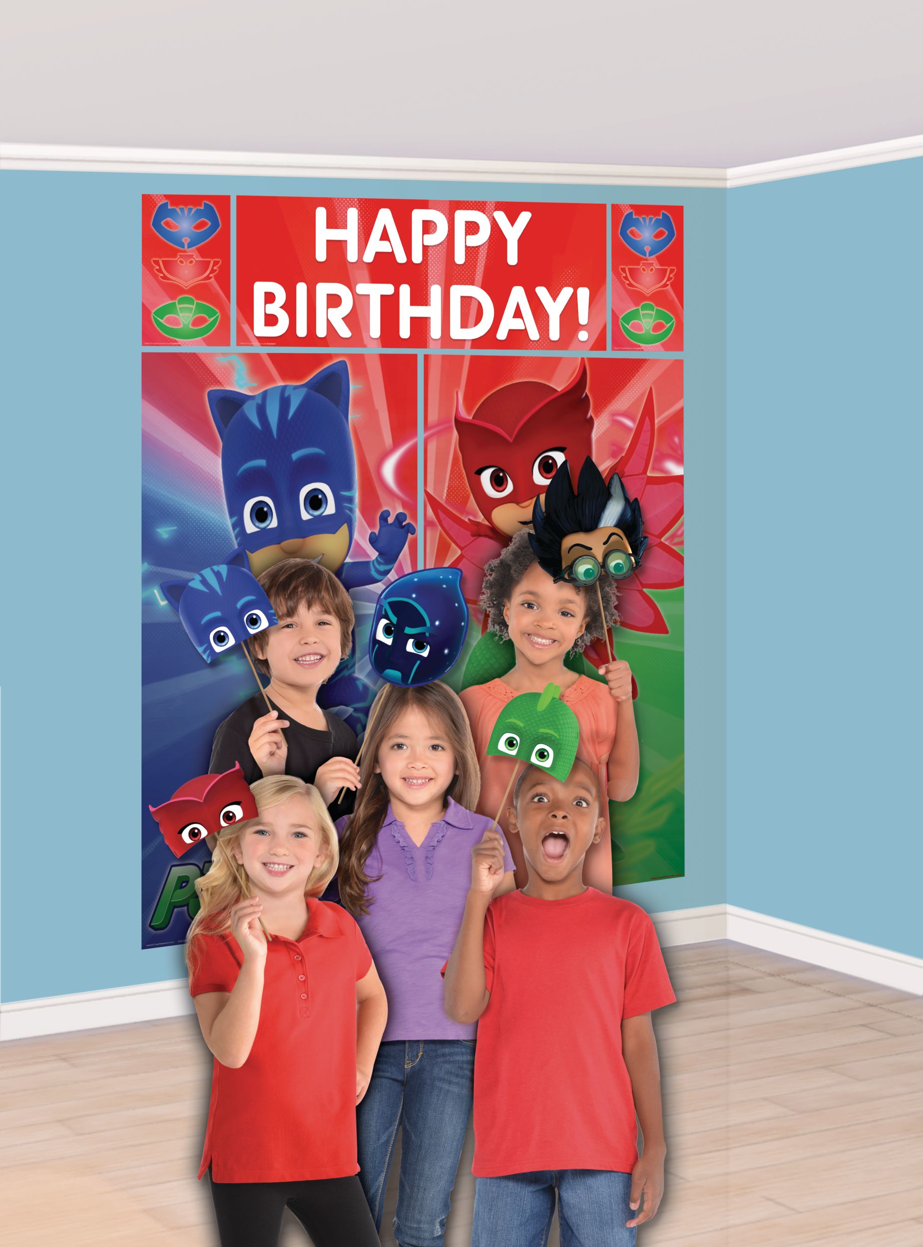 PJ Masks Photo Booth Kit, 17-pc Front_Angled_Right